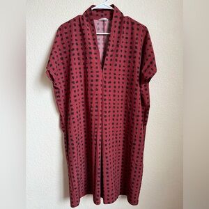 Ingrid & Isabel Red and Black Spotted Dress